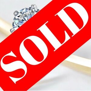 1 CT. Moissanite Ring, .925 Sterling Silver, White Gold Plated…